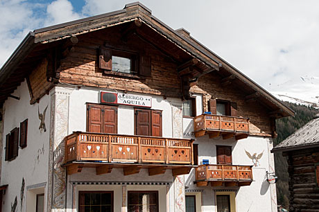 Immagine dell’ hotel Aquila a Livigno.