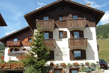 Immagine dell’ hotel Le Alpi a Livigno.